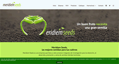 Desktop Screenshot of meridiemseeds.com